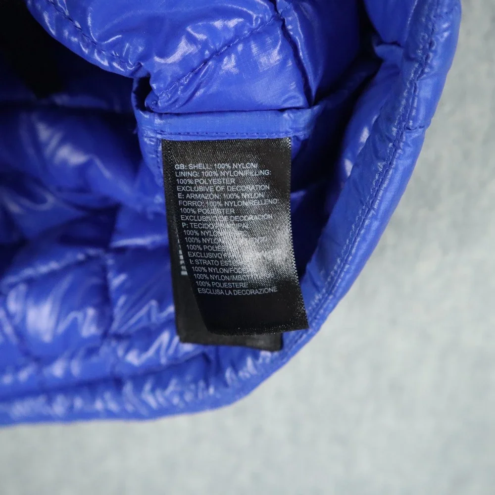 The North Face ThermoBall Eco Puffer Vest‎ Mens S Blue Quilted Hiking Gorpcore